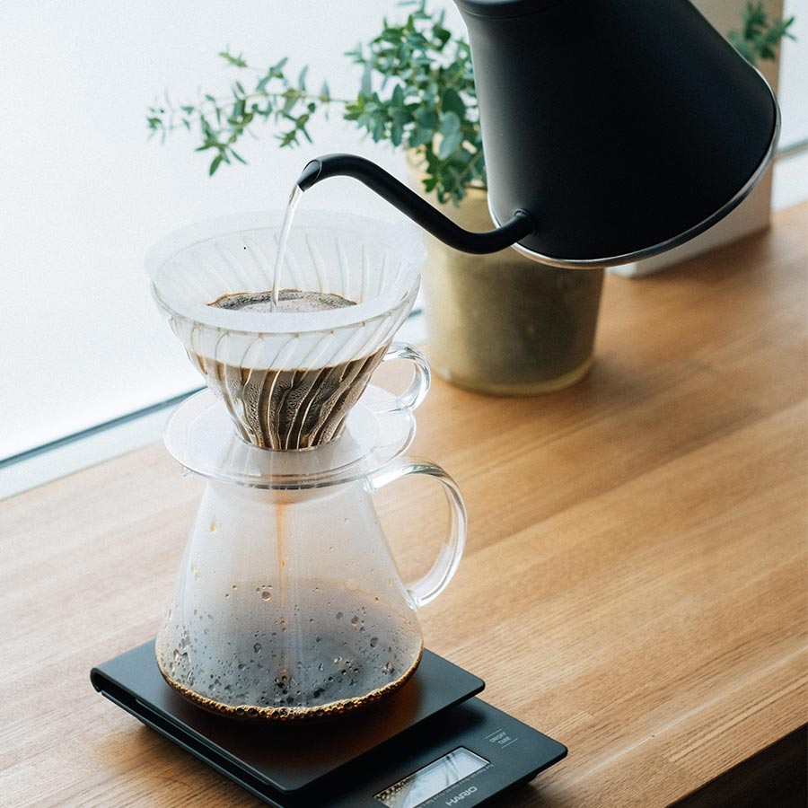Hario V60 Coffee Set Glass Brewing Kit 4-piece – CAPTN Coffee