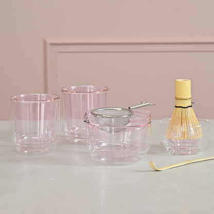 Hario Matcha Collection Set 5-tlg. Pink, Setbestandteile