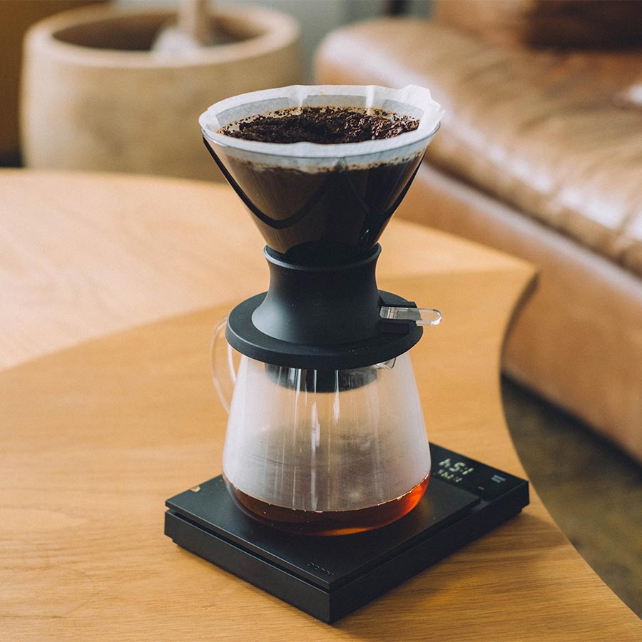Hario V60 Handfilter Mugen x Switch Dripper Größe 02, schwarz