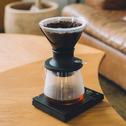 Hario V60 Handfilter Mugen x Switch Dripper Größe 02, schwarz