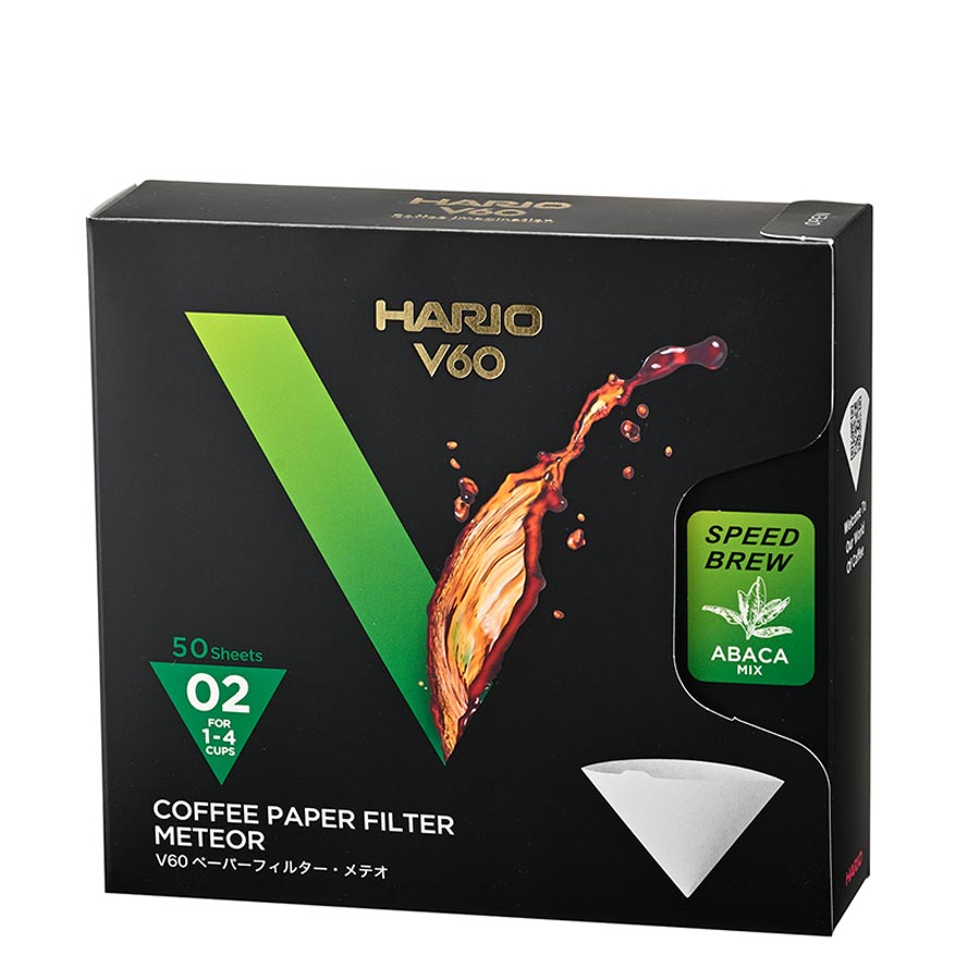 Hario V60 Meteor Filterpapier Gr. 02, Box mit 50 Stück