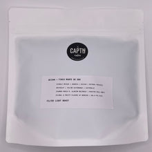 Kaffeebeutel weiß mit Geisha Bohnen