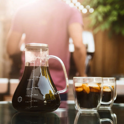 Icosa Arctic Cold Brew Maker 1,56 L mit integriertem Edelstahlfilter