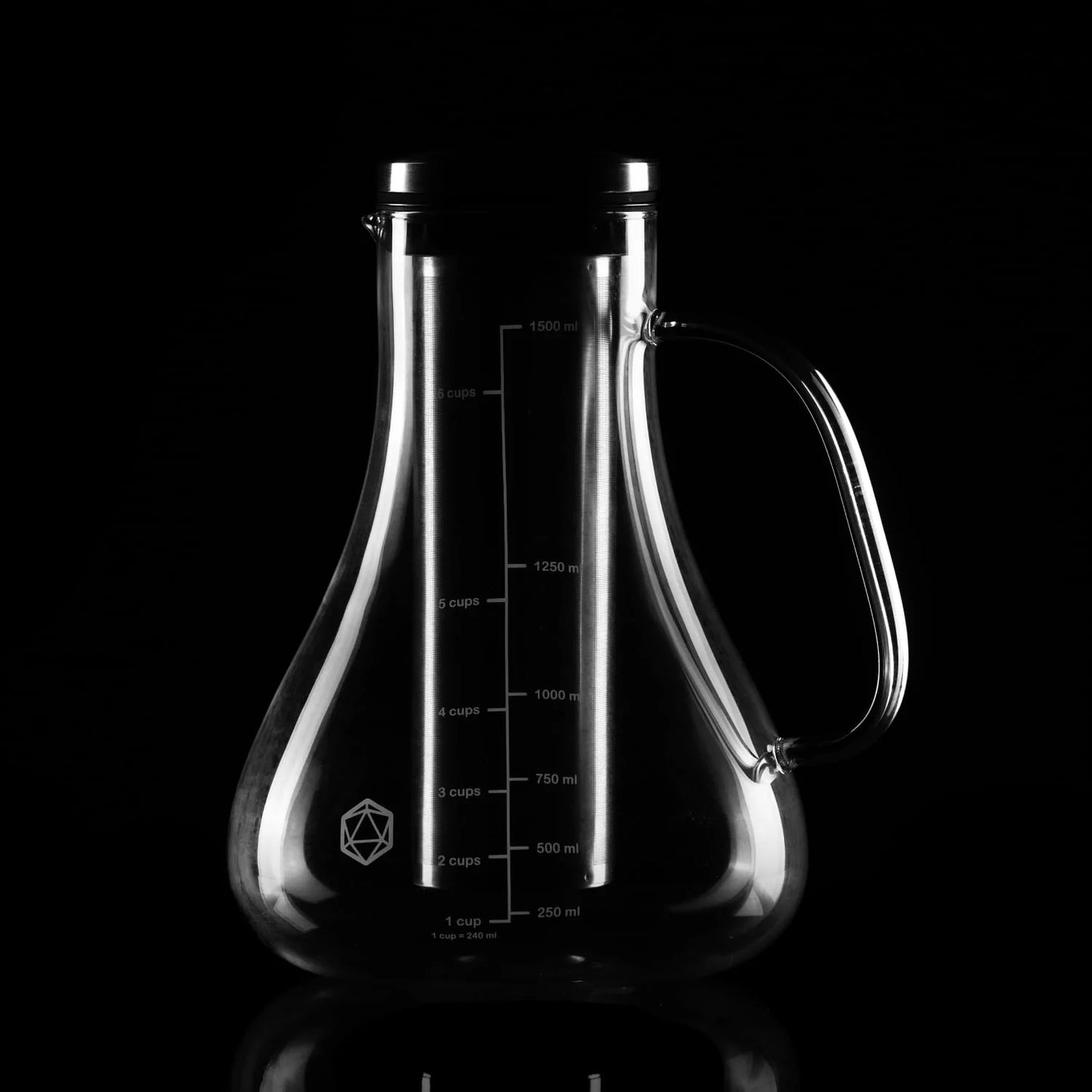 Icosa Arctic Cold Brew Coffee System 1,56 L aus Borosilikatglas