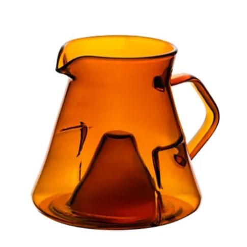 Icosa Cyclone Carafe Small 400 ml Amber – Aromakaraffe für Filterkaffee