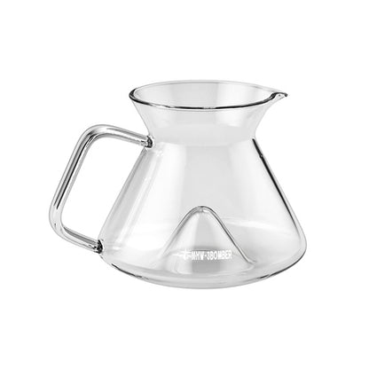 MHW-3BOMBER Hill Kaffeekaraffe 360 ml aus transparentem Borosilikatglas