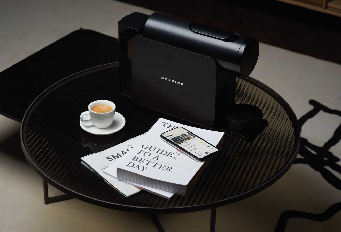 Morning Kapselmaschine Schwarz