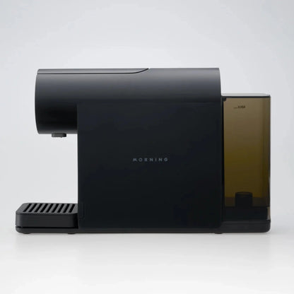 The Morning Mini Kapselmaschine, Carbon, Seitenansicht