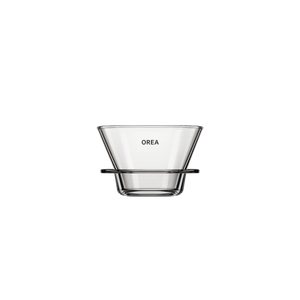 OREA O1 Dripper Tritan Smoke Black – Flat-Bottom Coffee Filter for 1 Cup