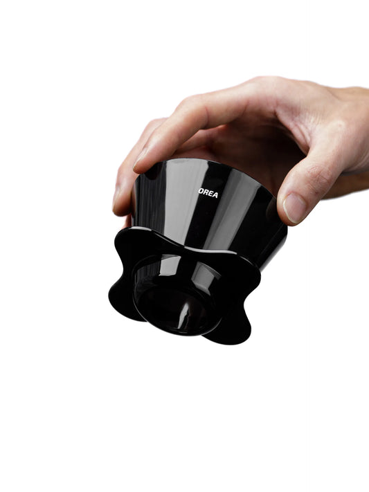 OREA O2 Tritan Darth Black mit Open-Bottom Design