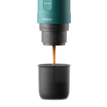 Load image into Gallery viewer, OutIn Nano tragbare elektrische Espressomaschine für unterwegs Outin Teal