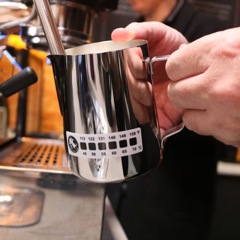 Rhinowares Accutemp Stick-on Milk Thermometer 3 Pack, Thermometer auf Milchkännchen