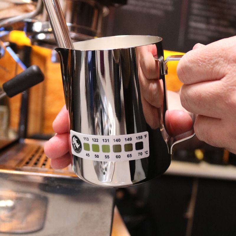 Rhinowares Accutemp Stick-on Milk Thermometer 3 Pack, Thermometer auf Milchkännchen