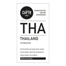 Laden Sie das Bild in den Galerie-Viewer, Etikett Thailand Filterkaffee