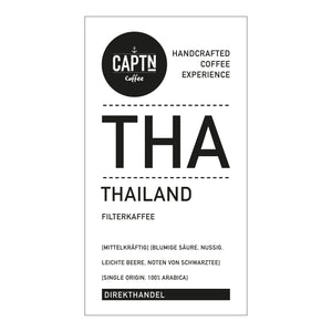 Etikett Thailand Filterkaffee