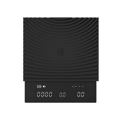 Timemore Black Mirror Basic 3 Digitale Waage für Espresso & Pour-over - neues Modell 2026 schwarz mit schwarzer Silikonmatte