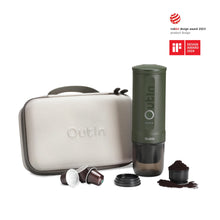 Laden Sie das Bild in den Galerie-Viewer, OutIn Nano Espressomaschine mit Hard Case beige