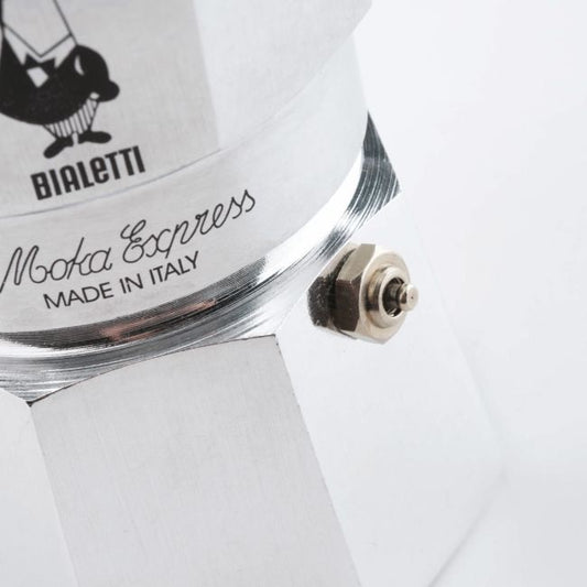 Bialetti Moka Express 6 Tassen – Der klassische italienische Espressokocher - B-Ware (neu, unbenutzt)