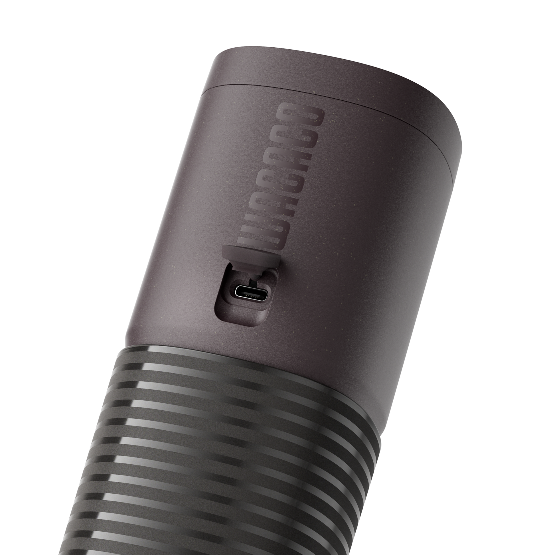 Wacaco Pixapresso tragbare elektrische Espressomaschine für unterwegs Dark Burgundy