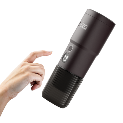 Wacaco Pixapresso tragbare elektrische Espressomaschine für unterwegs Dark Burgundy