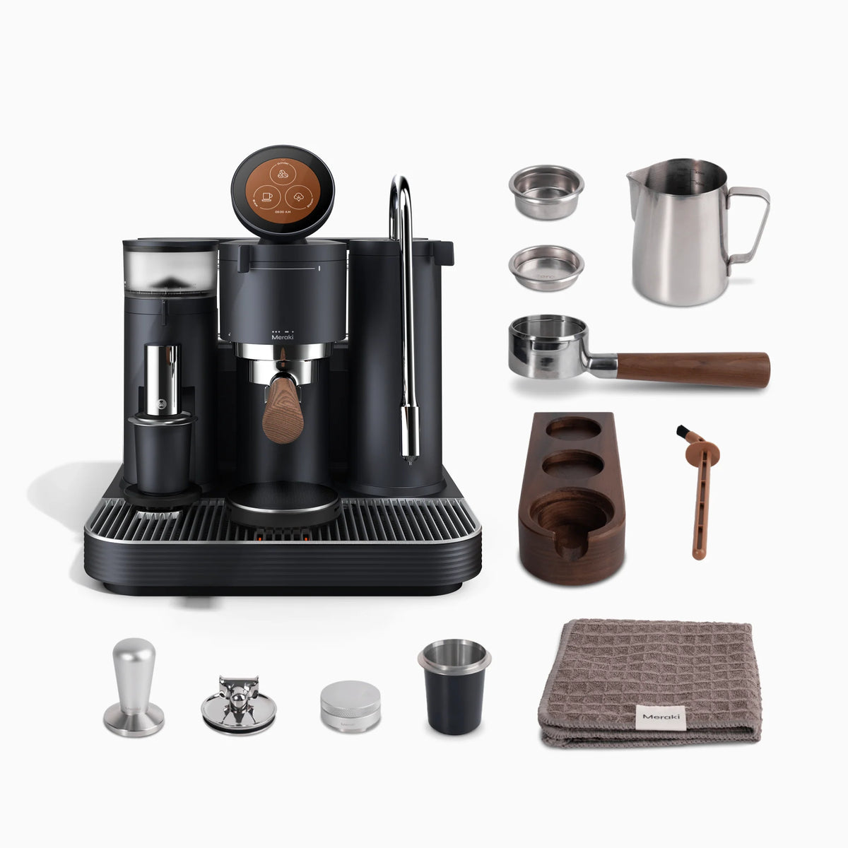 Meraki Gen 2 Espressomaschine mit mitgeliefertem Barista-Zubehör