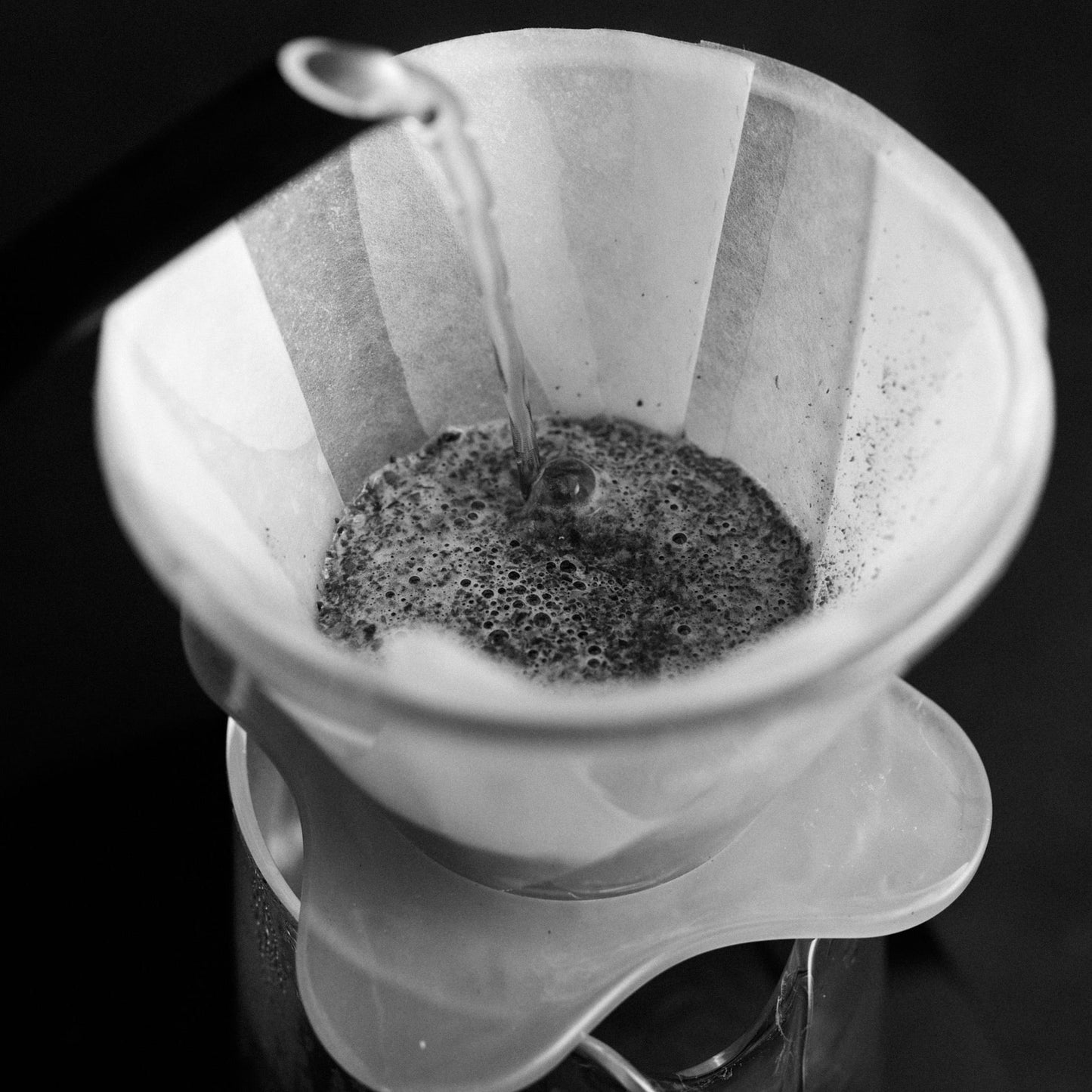 Zubereitung mit Sibarist FAST Orea V3 Papierfilter in Orea Dripper