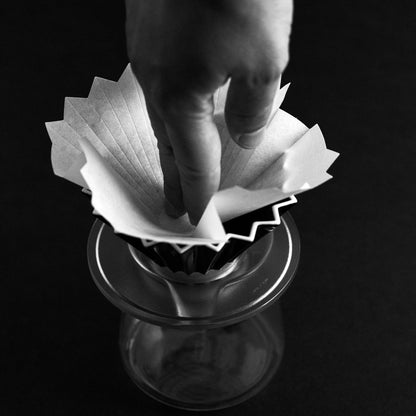 Sibarist FAST Origami S Papierfilter für Origami Dripper S Verwendung