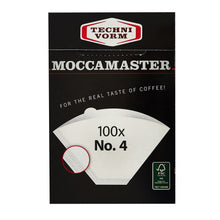 Load image into Gallery viewer, Moccamaster Kaffeefilter Nr. 4 in 100er Box