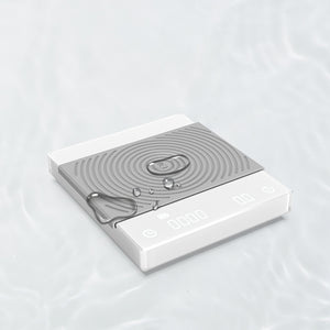 Timemore Black Mirror Basic Plus weiß mit grauem Hitzeschutz-Pad