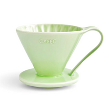 Load image into Gallery viewer, CAFEC Handfilter Arita Flower Dripper Green