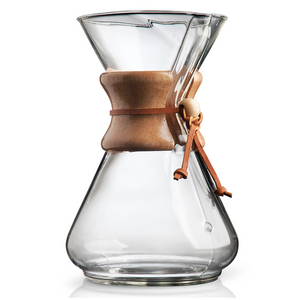 Chemex Kaffeekaraffe aus Glas für 10 Tassen