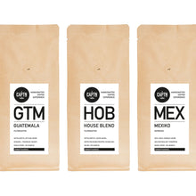 Probierpaket Kaffee & Espresso 3x 250g Kaffeebeutel