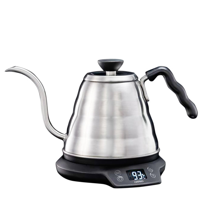  HARIO Power Kettle with Temperature ControlBuono N EVT-80-HSV  (SILVER × BLACK)【Japan Domestic Genuine Products】【Ships from Japan】: Home &  Kitchen