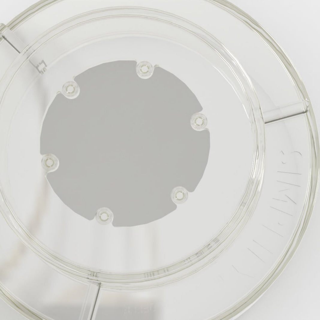 Simplify Handfilter transparent, Blick von oben