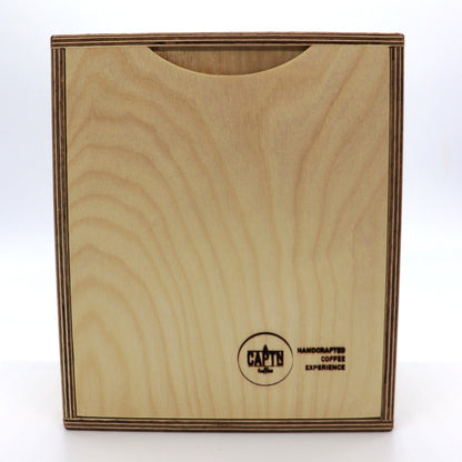 Vorderansicht der AeroPress Box