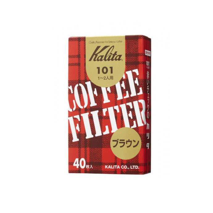 Kalita Filterpapier 101 Coffee Filter brown 40 Stück