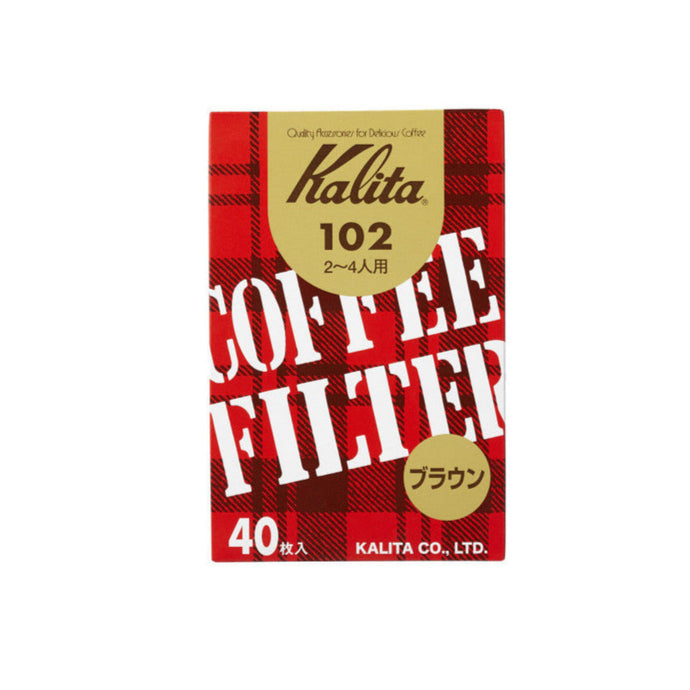 Kalita Filterpapier 102 Coffee Filter brown 40 Stück