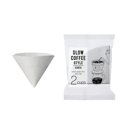 Kinto Filterpapier Slow Coffee Style Cup 2, 60 Stück