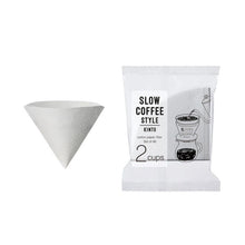 Laden Sie das Bild in den Galerie-Viewer, Kinto Filterpapier Slow Coffee Style Cup 2, 60 Stück