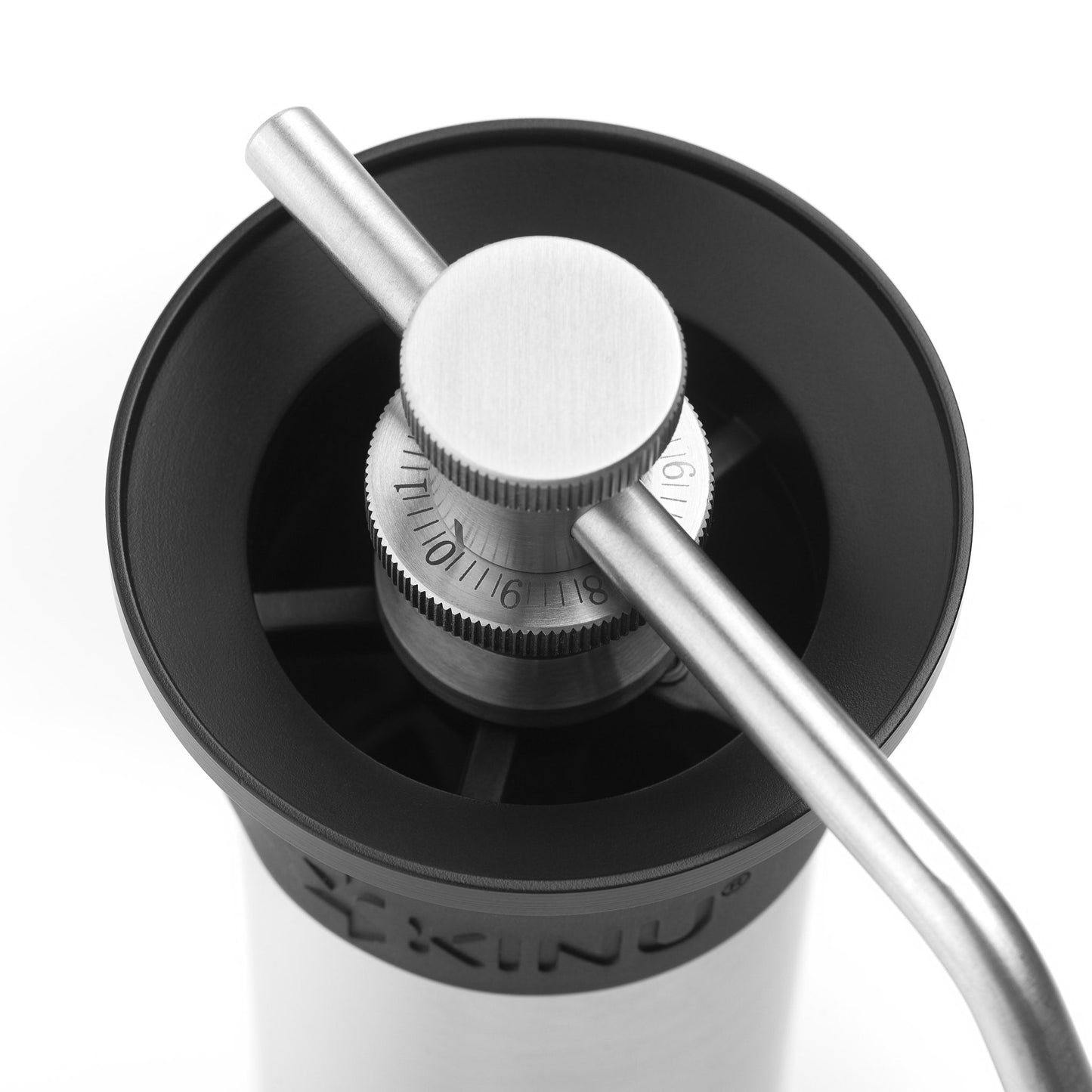 Kinu M47 Phoenix Kaffeemühle Mahlwerkeinstellung