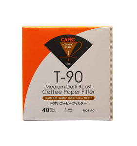 Cafec Medium-dark Roast Filterpapier Cup 1, 40 Stück