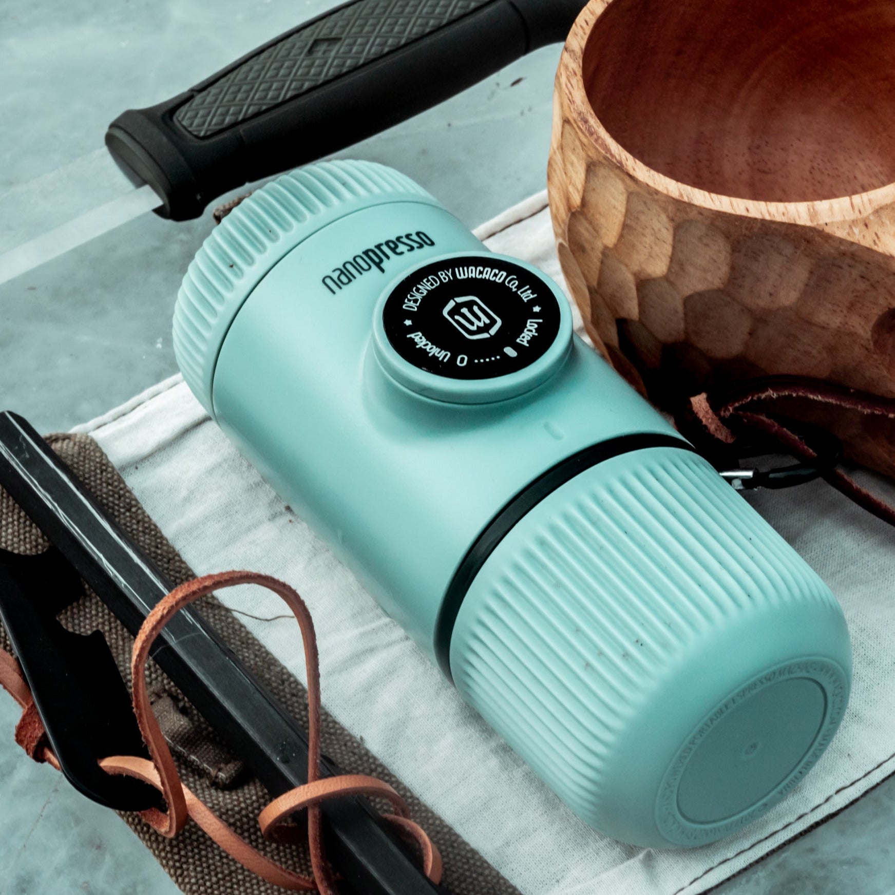 Wacaco Nanopresso portable espresso machine for travel and camping