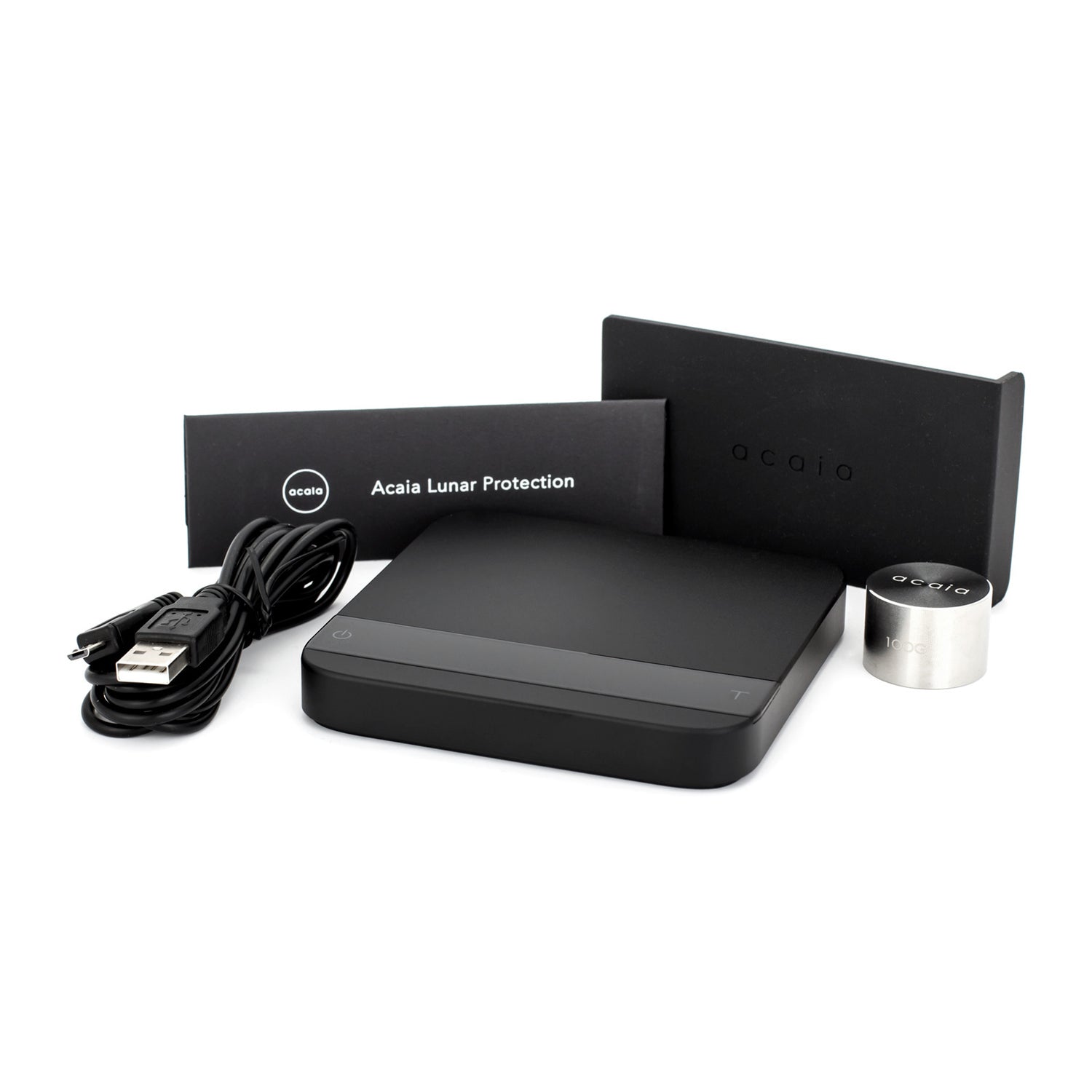 Acaia Lunar Digitale Waage mit Bluetooth, schwarz - B-Ware Zubehör