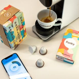 Doubleshot Kaffeekapseln gemischt mit Morning Kapselmaschine