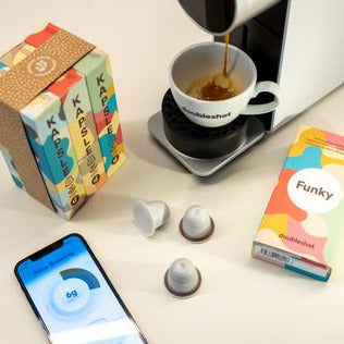 Doubleshot Kaffeekapseln gemischt mit Morning Kapselmaschine