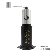 Load image into Gallery viewer, Rhino Coffee Mill Grinder Small, stainless steel, AeroPress adapter