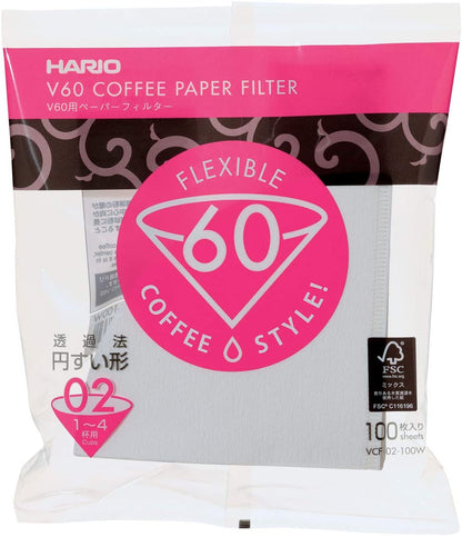 Hario V60 Gr. 02 Filterpapier aus Japan